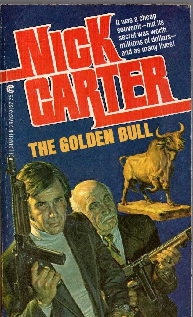 Nick Carter  THE GOLDEN BULL front book cover image