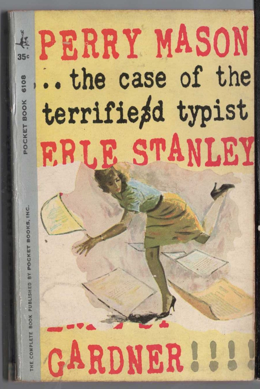 Erle Stanley Gardner  THE CASE OF THE TERRIFIED TYPIST front book cover image