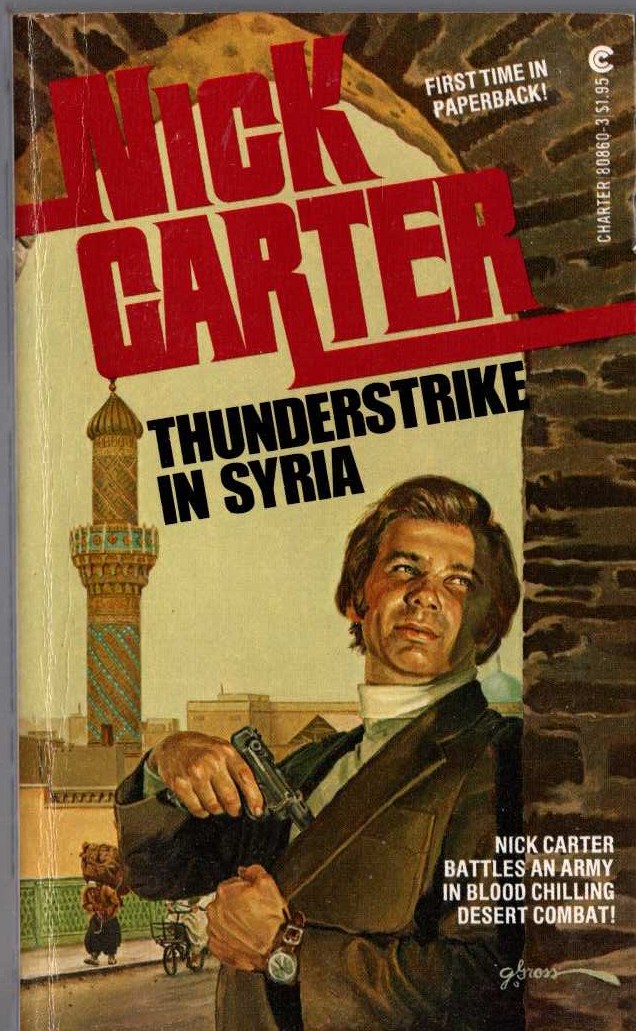 Nick Carter  THUNDERSTIRKE IN SYRIA front book cover image
