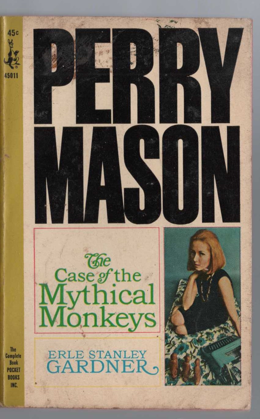 Erle Stanley Gardner  THE CASE OF THE MYTHICAL MONKEYS front book cover image