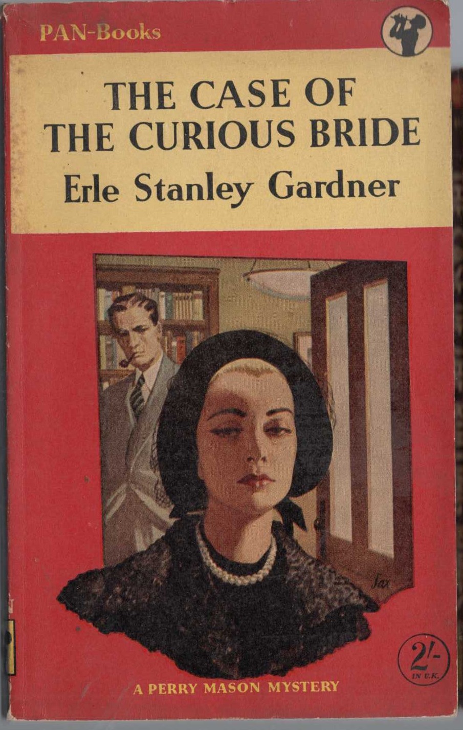 Erle Stanley Gardner  THE CASE OF THE CURIOUS BRIDE front book cover image