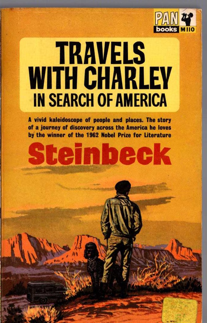 John Steinbeck  TRAVELS WITH CHARLEY front book cover image