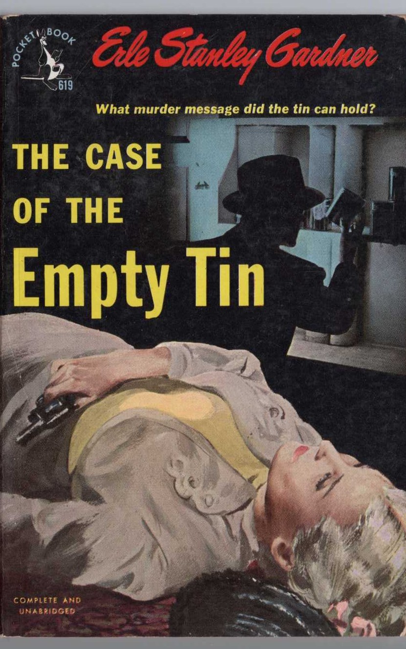 Erle Stanley Gardner  THE CASE OF THE EMPTY TIN front book cover image