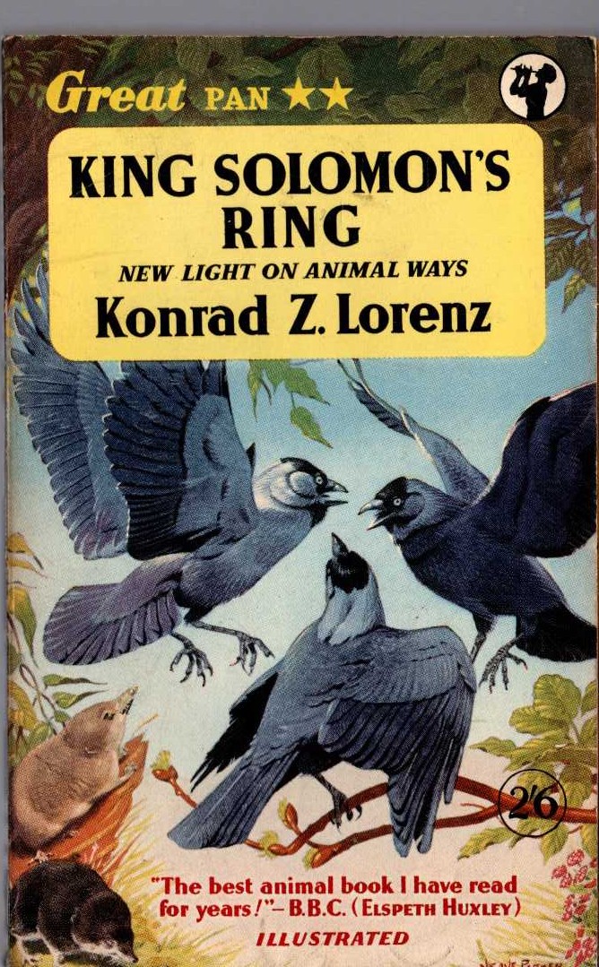 Konrad Z. Lorenz  KING SOLOMON'S RING front book cover image