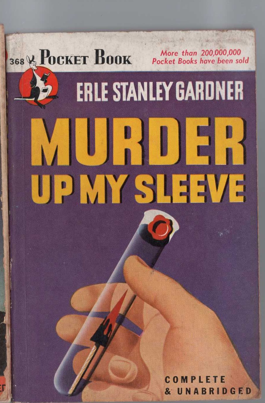 Erle Stanley Gardner  MURDER UP MY SLEEVE front book cover image