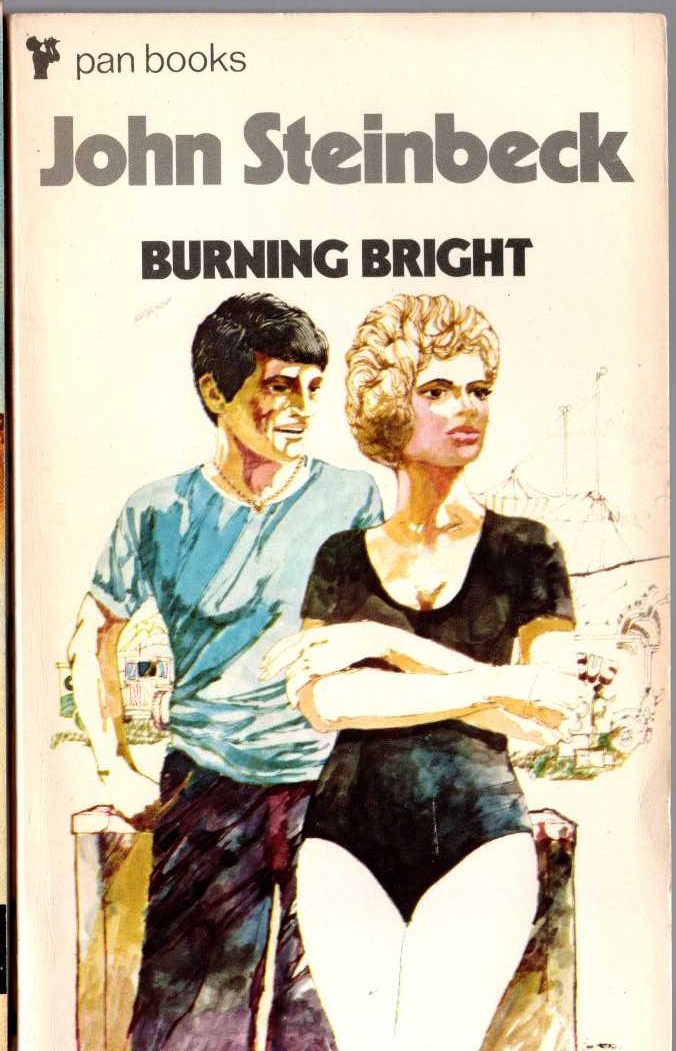 John Steinbeck  BURNING BRIGHT front book cover image