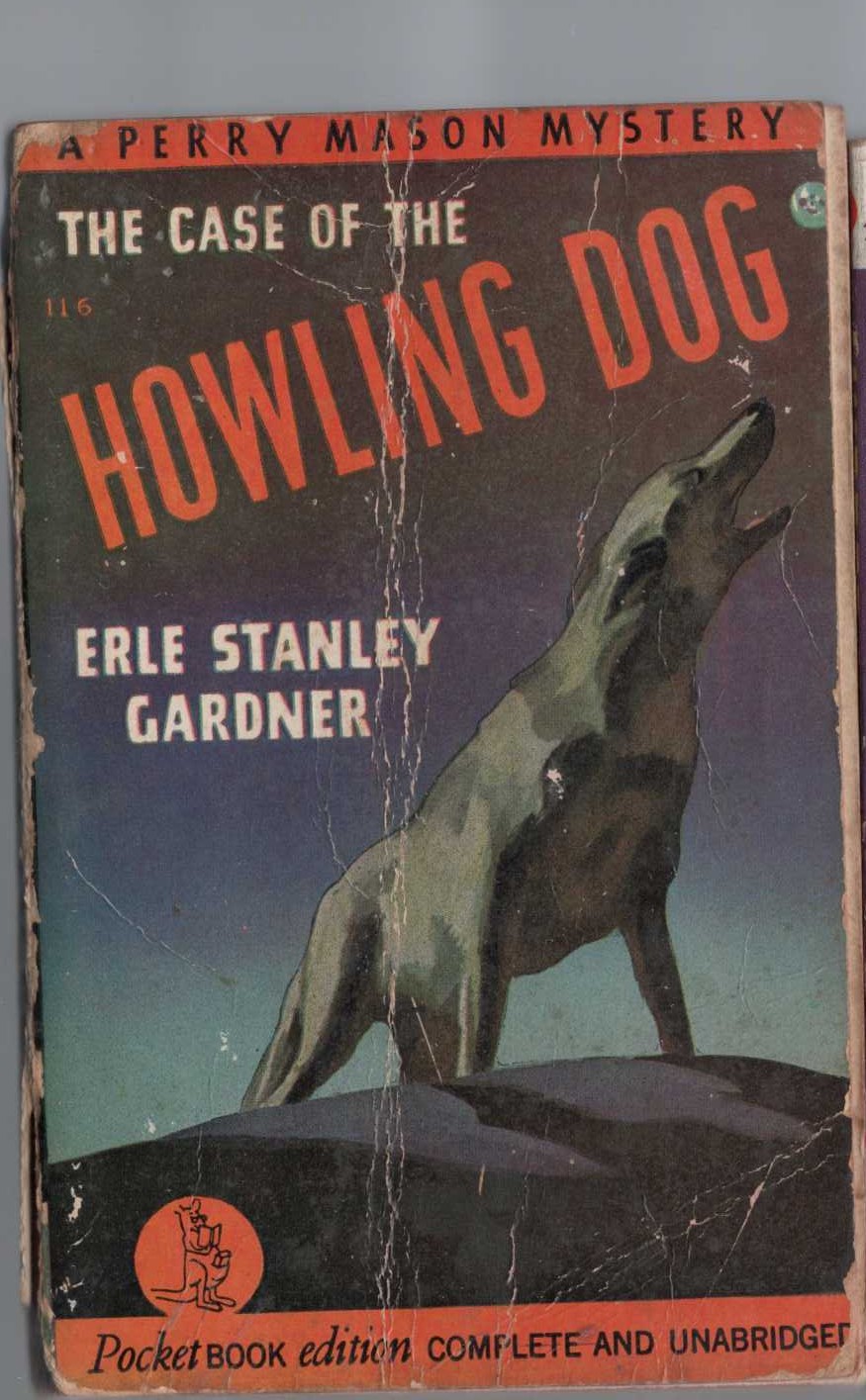 Erle Stanley Gardner  THE CASE OF THE HOWLING DOG front book cover image