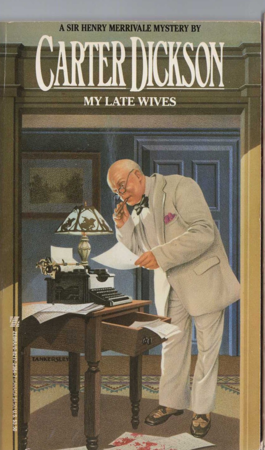 Carter Dickson  MY LATE WIVES front book cover image