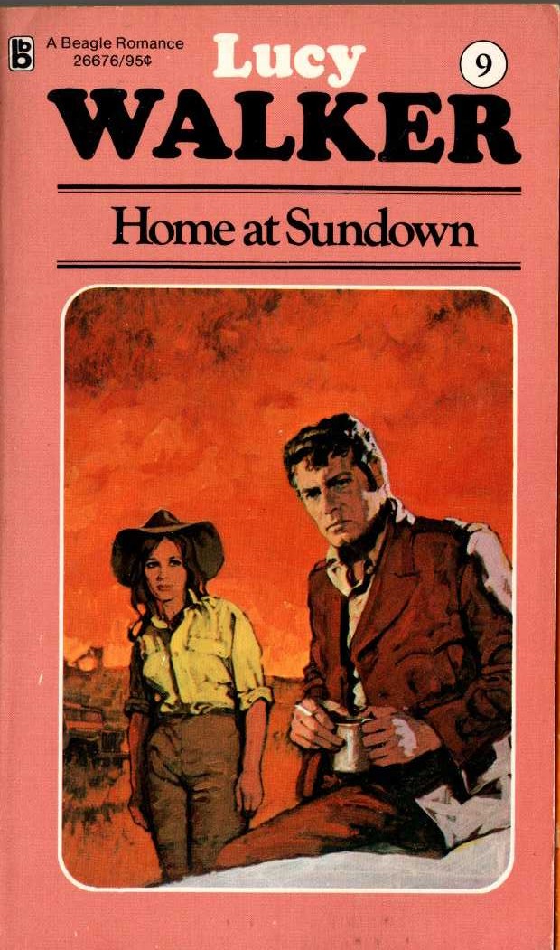 Lucy Walker  HOME AT SUNDOWN front book cover image