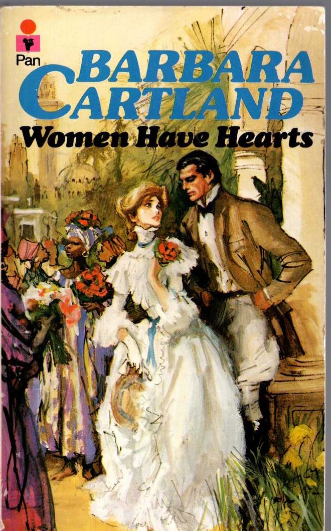 Barbara Cartland  WOMEN HAVE HEARTS front book cover image