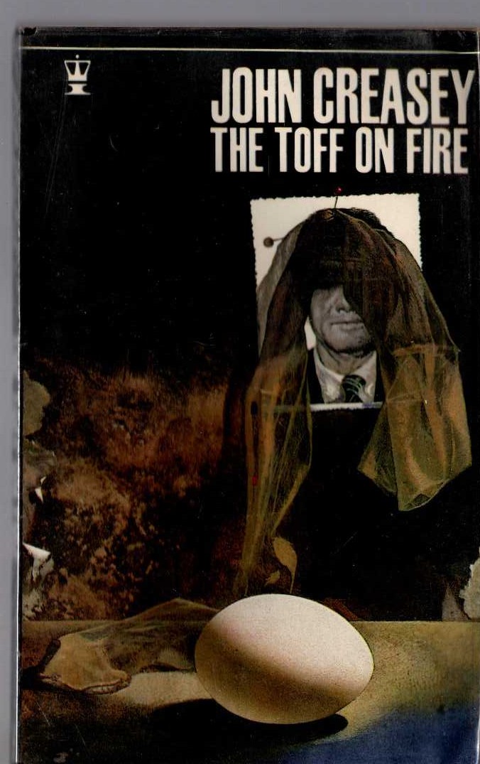 John Creasey  THE TOFF ON FIRE front book cover image