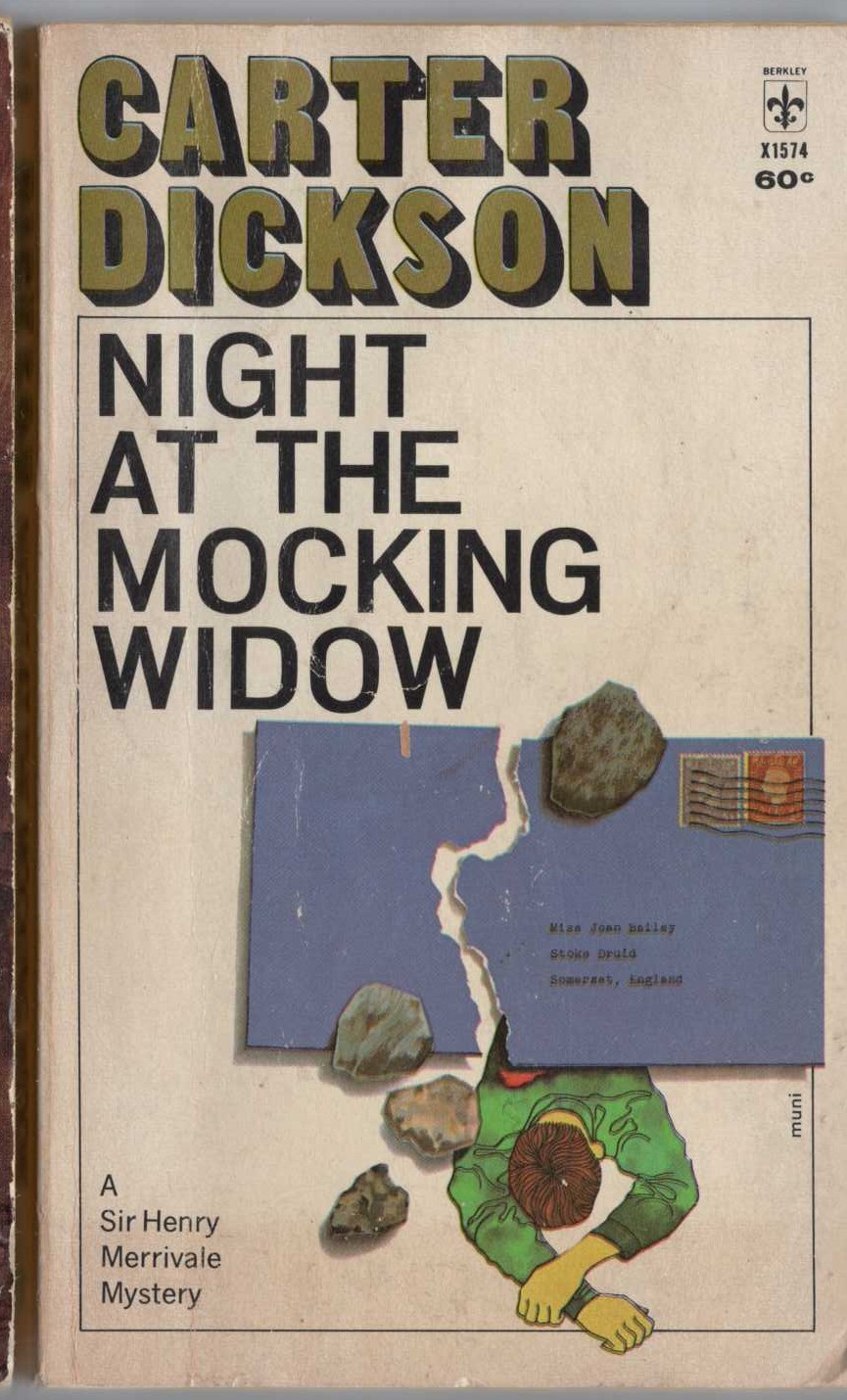 Carter Dickson  NIGHT AT THE MOCKING WIDOW front book cover image