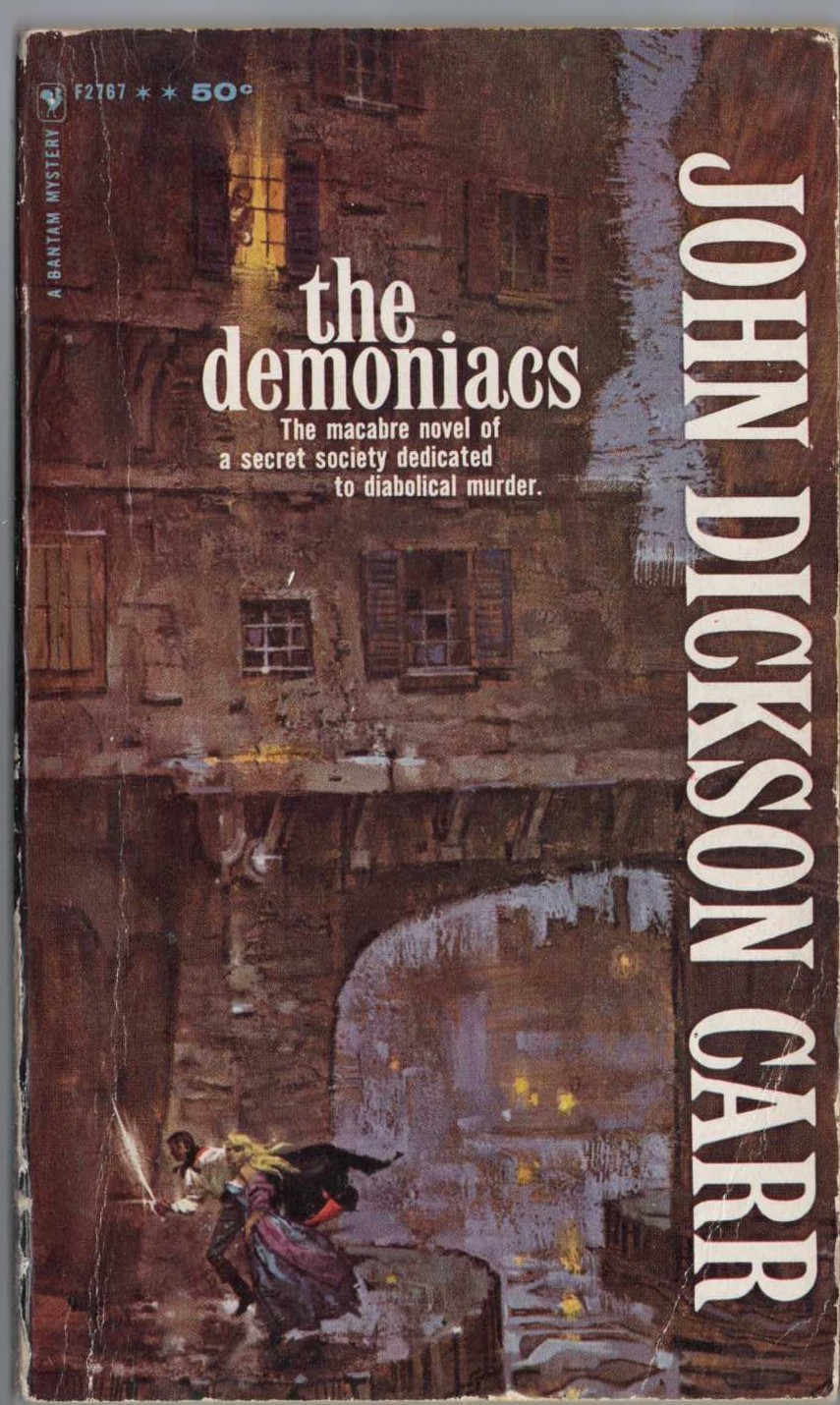John Dickson Carr  THE DEMONIACS front book cover image