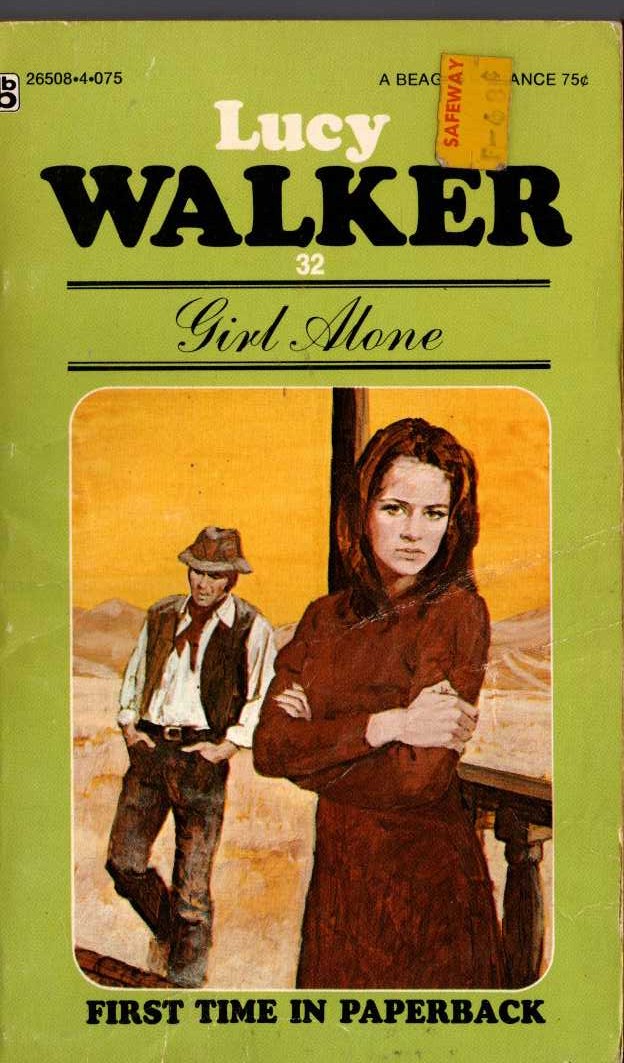 Lucy Walker  GIRL ALONE front book cover image