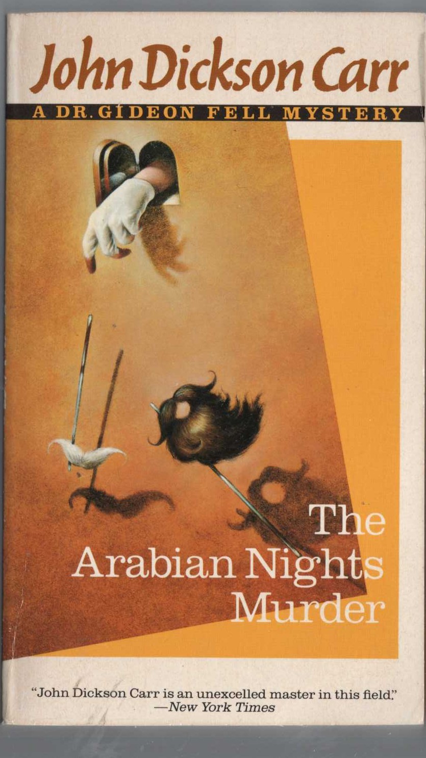 John Dickson Carr  THE ARABIAN NIGHTS MURDER front book cover image