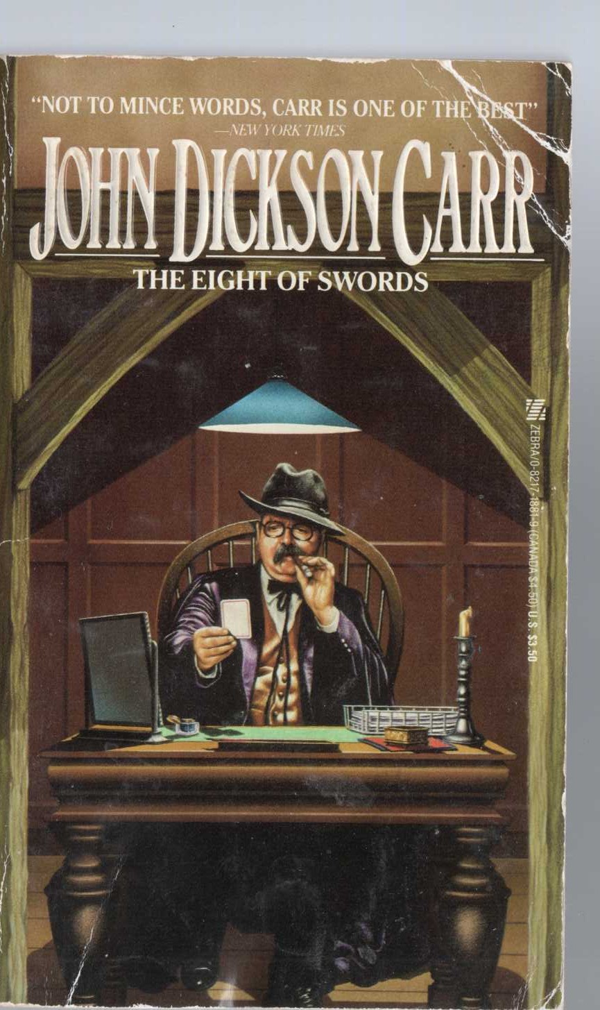 John Dickson Carr  THE EIGHT OF SWORDS front book cover image