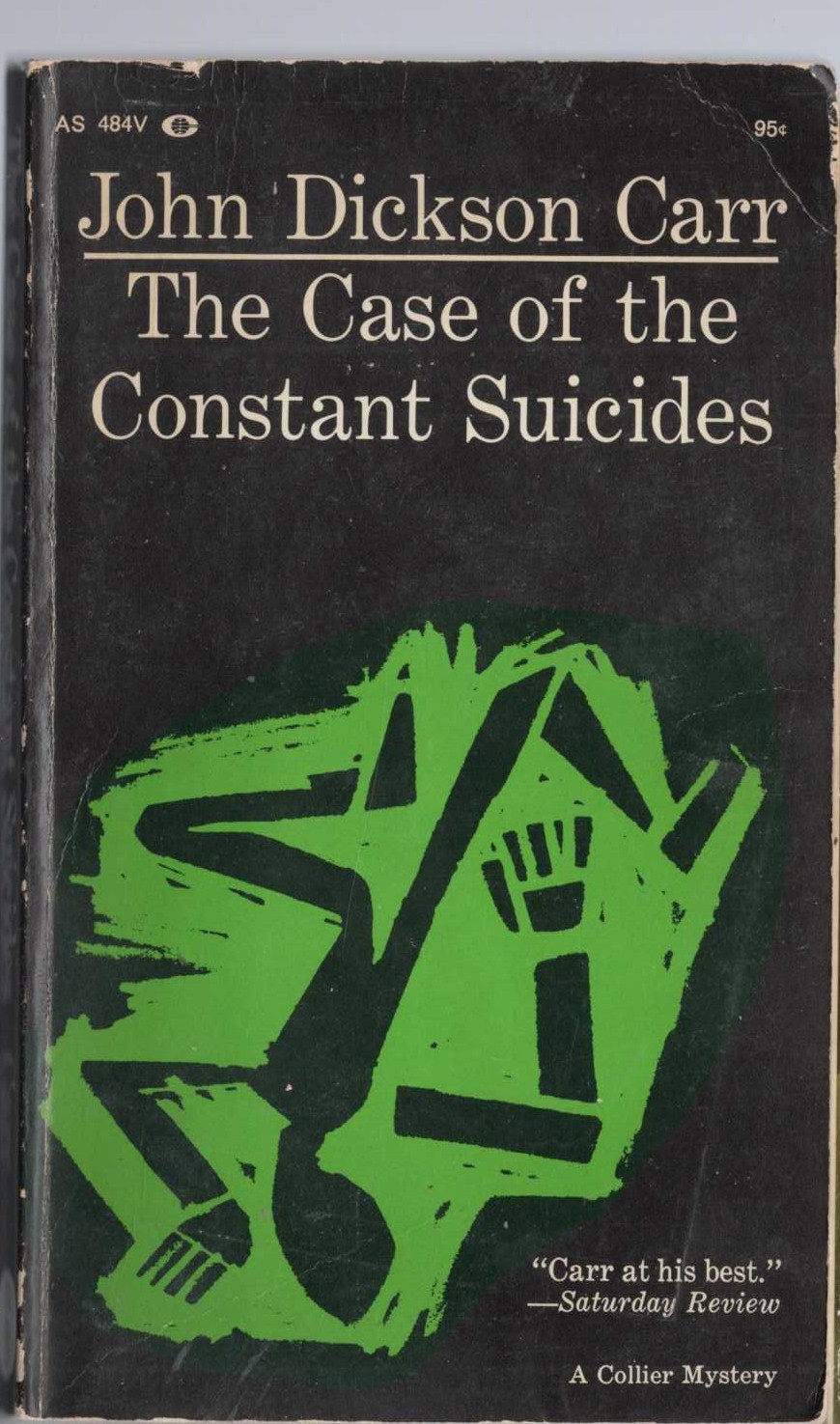 John Dickson Carr  THE CASE OF THE CONSTANT SUICIDES front book cover image