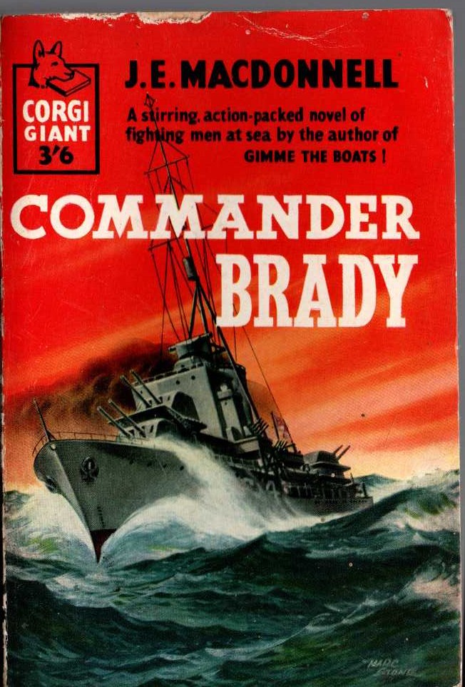 J.E. MacDonnell  COMMANDER BRADY front book cover image