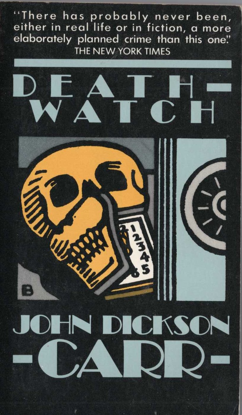 John Dickson Carr  DEATH-WATCH front book cover image