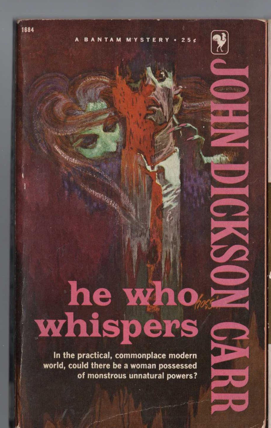 John Dickson Carr  HE WHO WHISPERS front book cover image