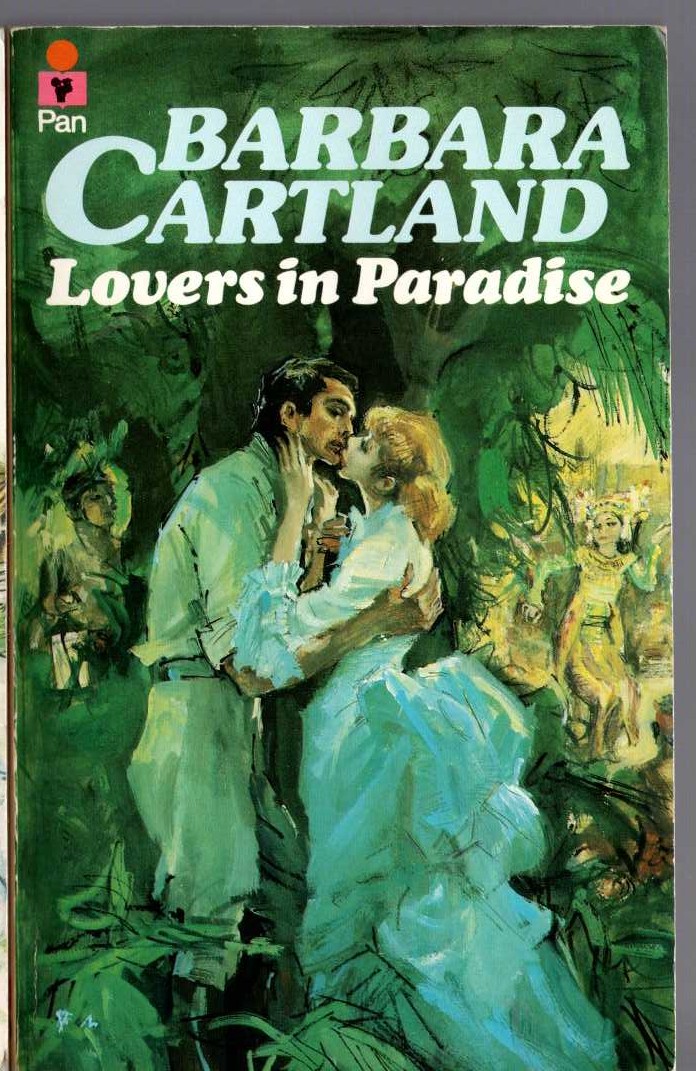 Barbara Cartland  LOVERS IN PARADISE front book cover image