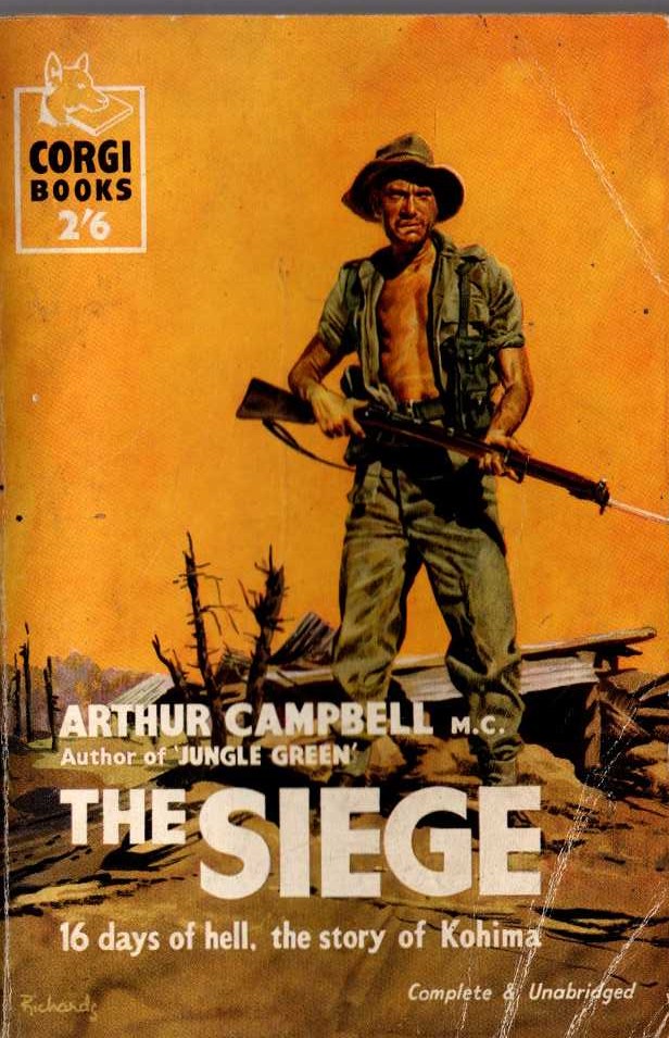 Arthur Campbell  THE SIEGE front book cover image