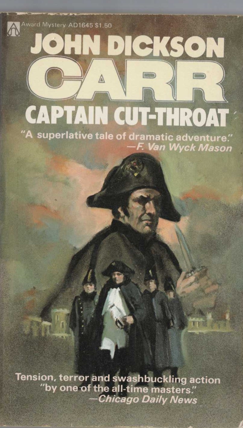 John Dickson Carr  CAPTAIN CUT-THROAT front book cover image