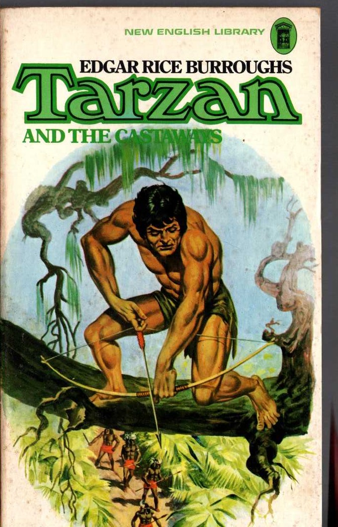 Edgar Rice Burroughs  TARZAN AND THE CASTAWAYS front book cover image