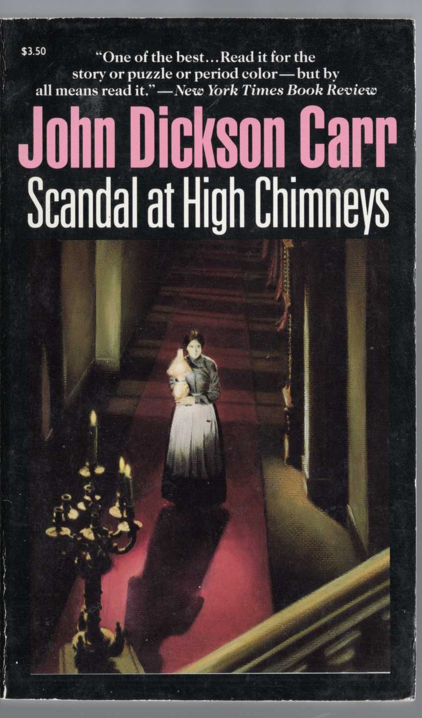 John Dickson Carr  SCANDAL AT HIGH CHIMNEYS front book cover image