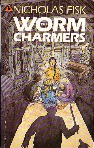 Nicholas Fisk  THE WORM CHARMERS front book cover image