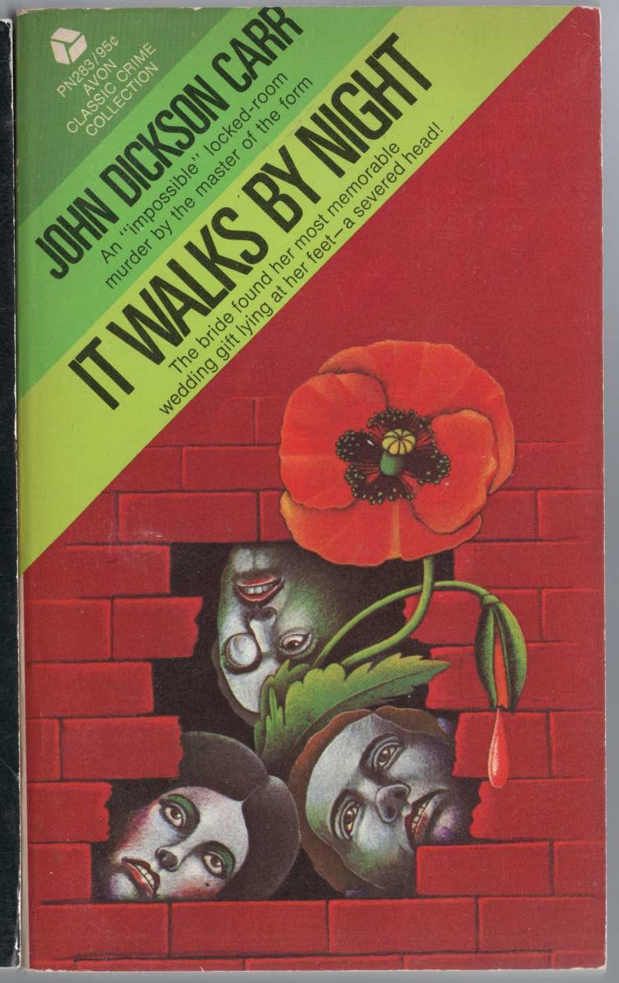 John Dickson Carr  IT WALKS BY NIGHT front book cover image