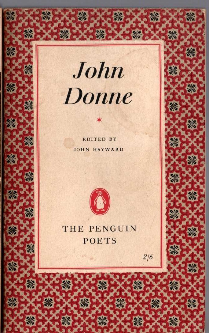 John Hayward (selects_and_edits) JOHN DONNE front book cover image