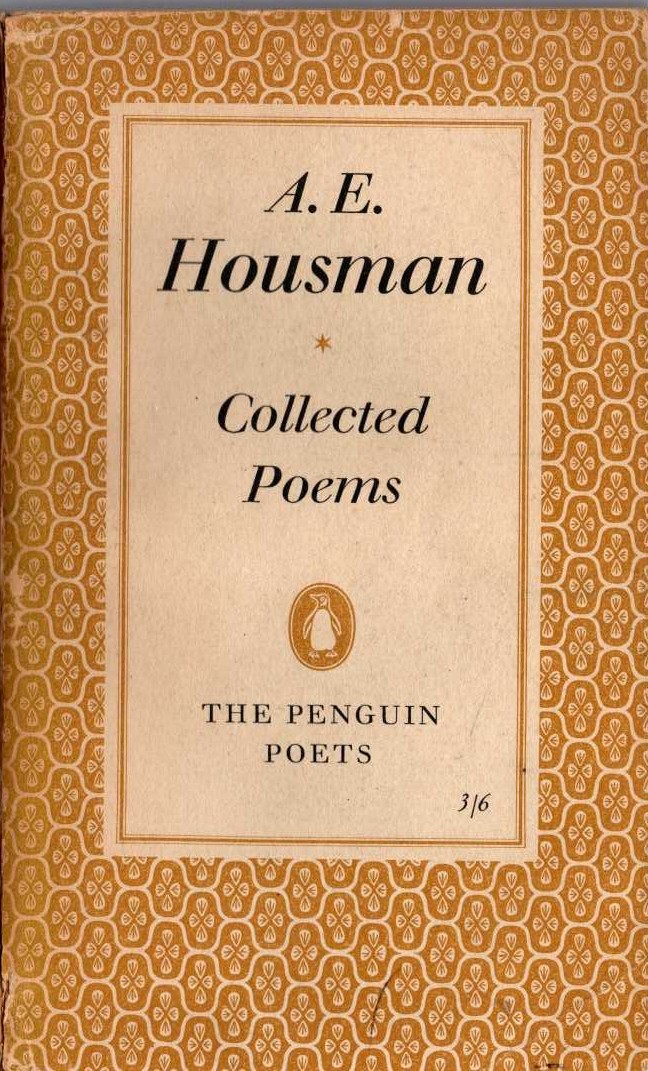 A.E. Housman  COLLECTED POEMS front book cover image