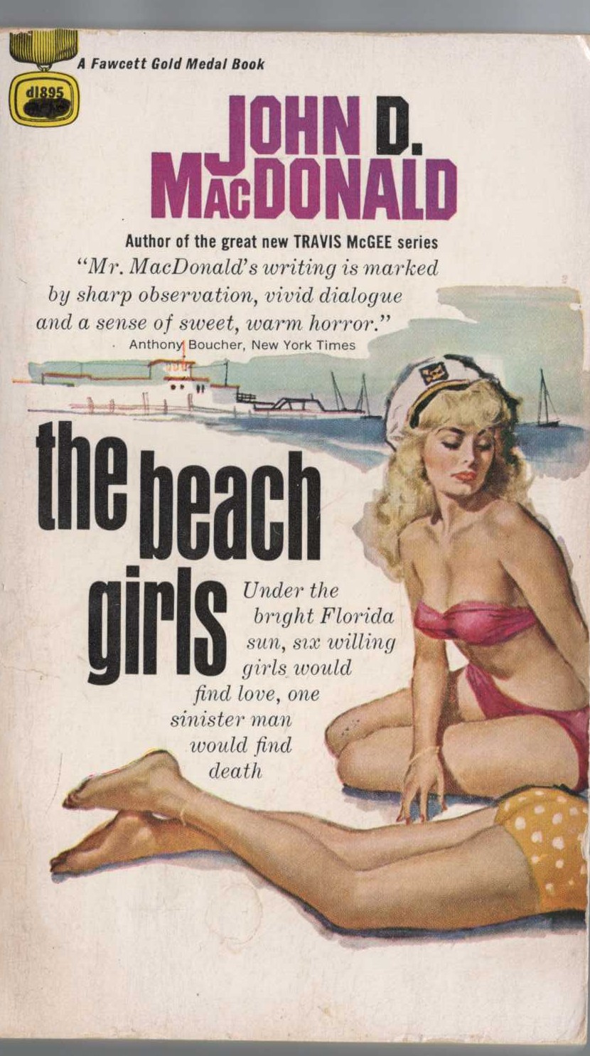 John D. MacDonald  THE BEACH GIRLS front book cover image