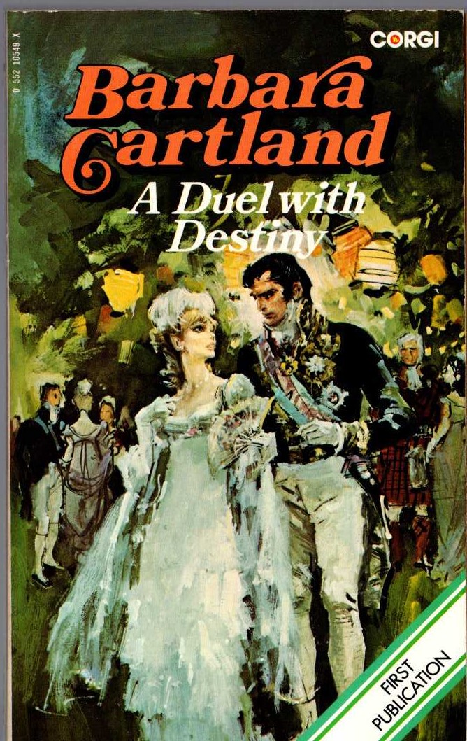 Barbara Cartland  A DUEL WITH DESTINY front book cover image