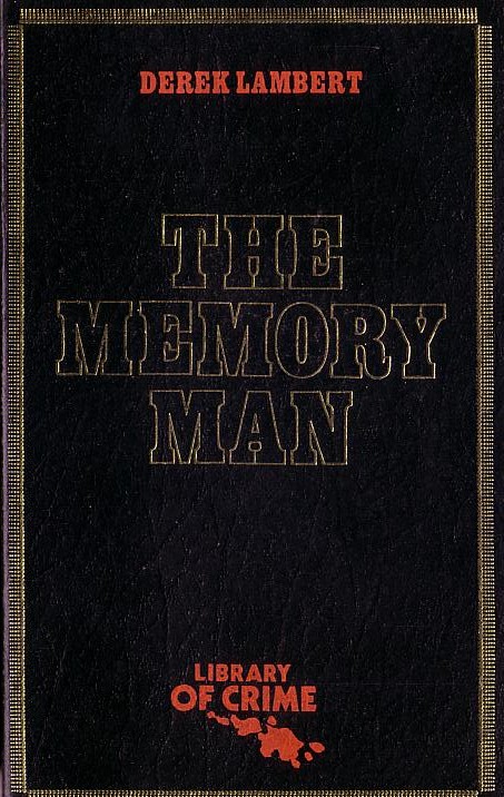 Derek Lambert  THE MEMORY MAN front book cover image