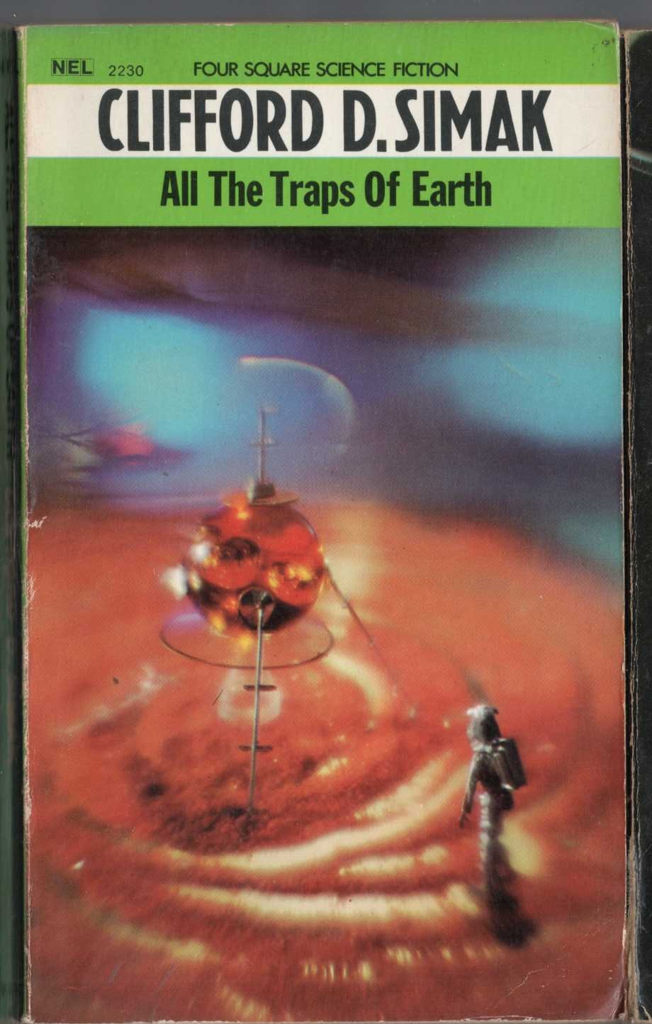 Clifford D. Simak  ALL THE TRAPS OF EARTH front book cover image