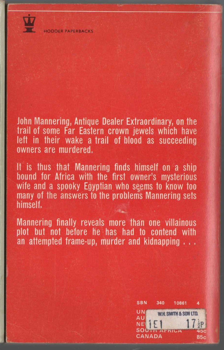 Anthony Morton  THE BARON ON BOARD magnified rear book cover image