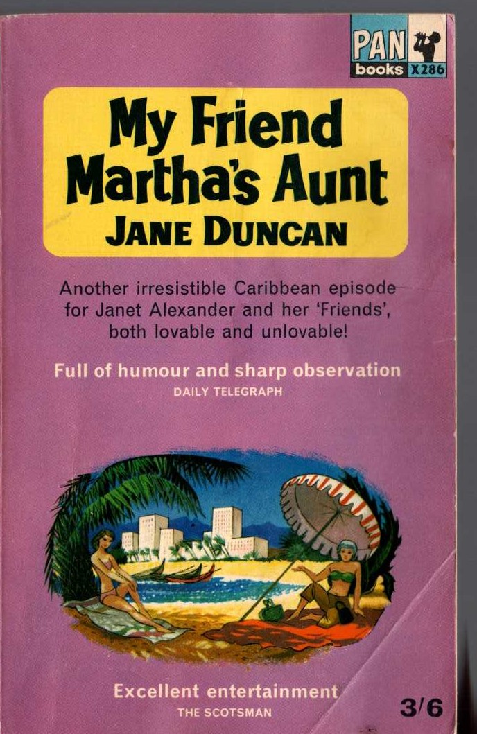 Jane Duncan  MY FRIEND MARTHA'S AUNT front book cover image