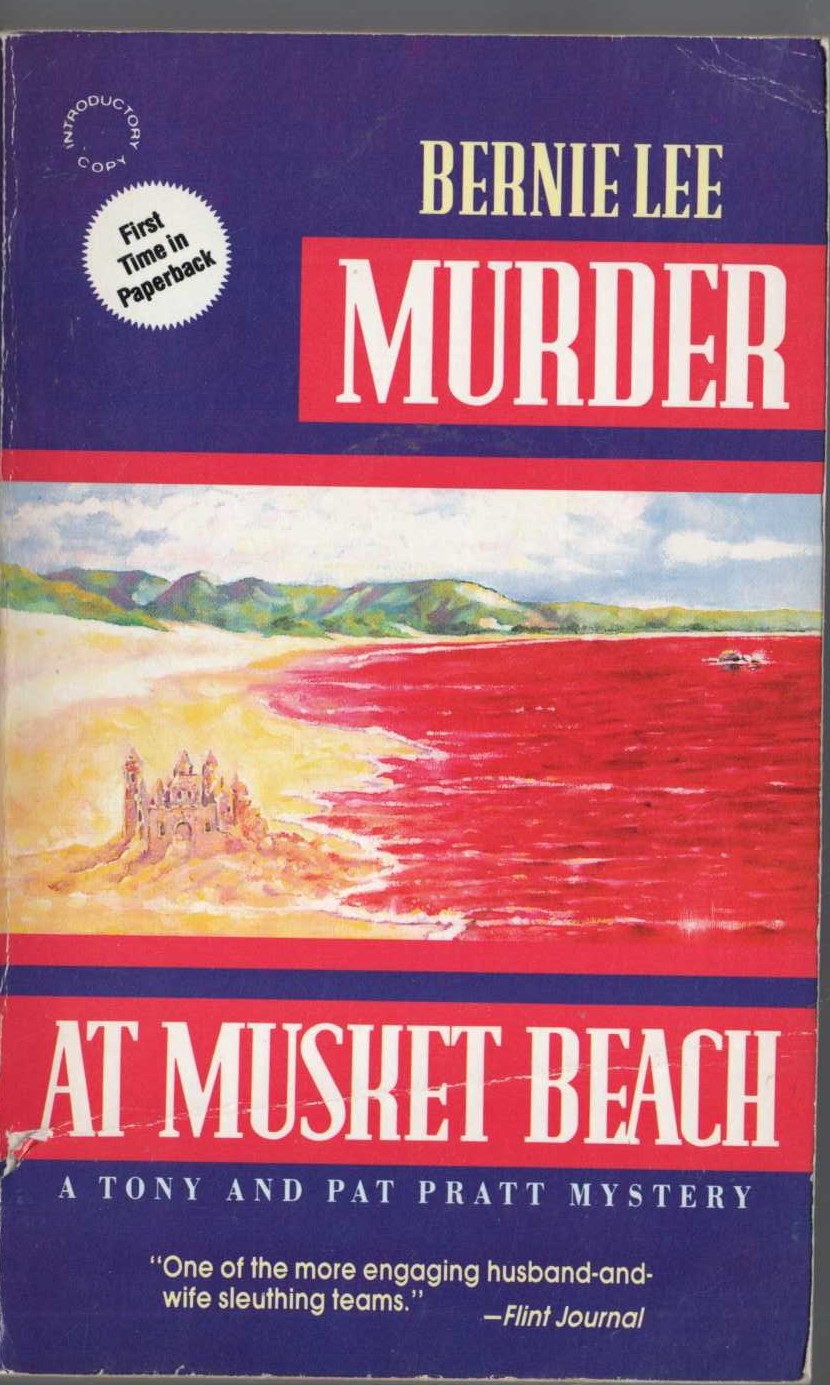 Bernie Lee  MURDER AT MUSKET BEACH front book cover image