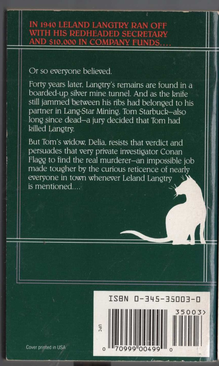 M.K. Wren  SEASONS OF DEATH magnified rear book cover image