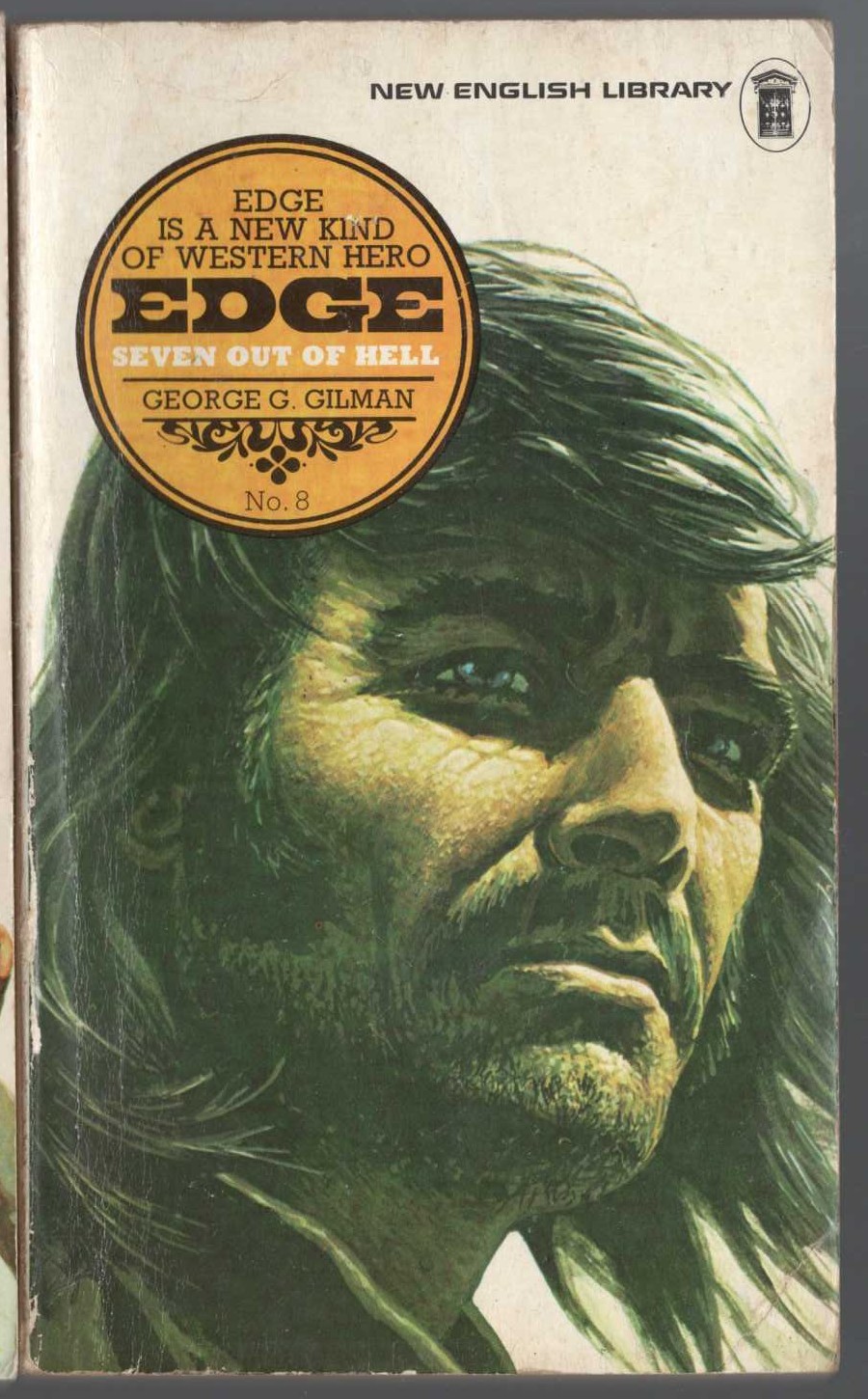 George G. Gilman  EDGE 8: SEVEN OUT OF HELL front book cover image