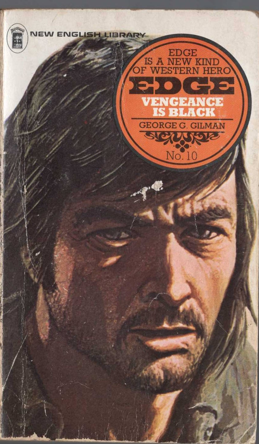 George G. Gilman  EDGE 10: VENGEANCE IS BLACK front book cover image