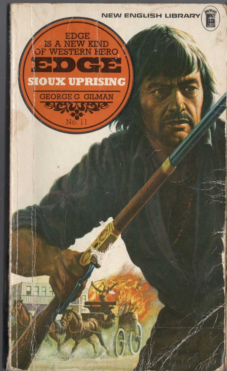 George G. Gilman  EDGE 11: SIOUX UPRISING front book cover image