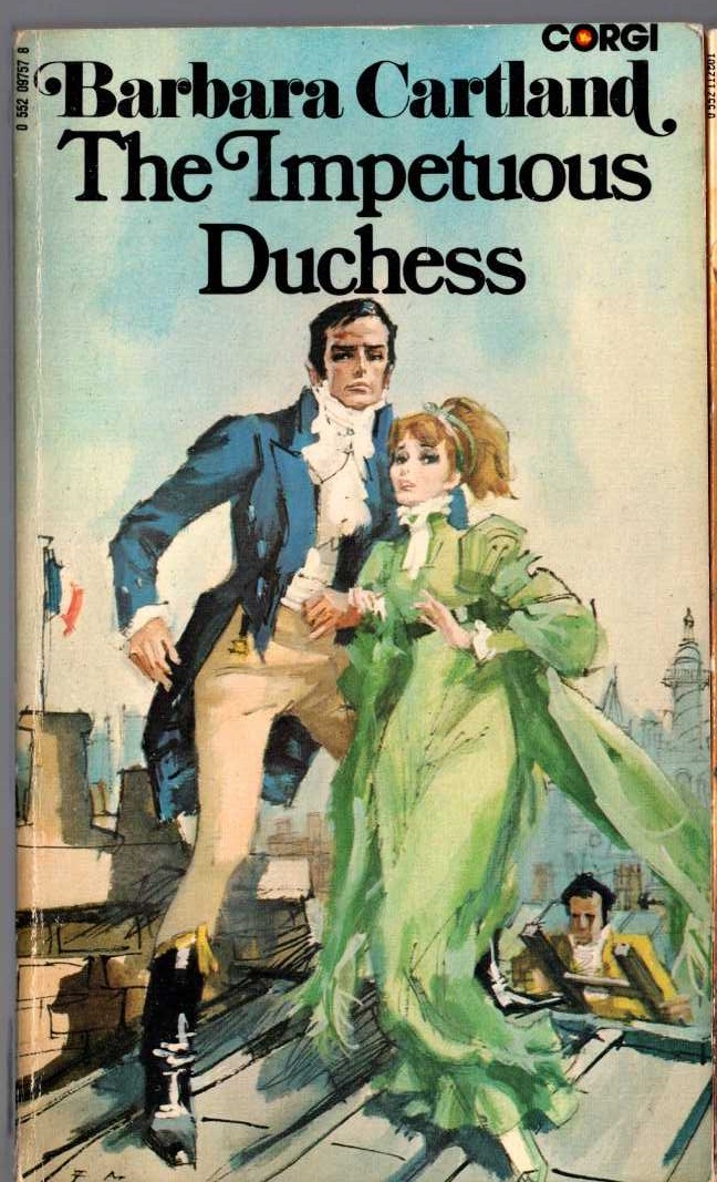Barbara Cartland  THE IMPETUOUS DUCHESS front book cover image