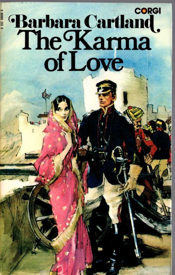 Barbara Cartland  THE KARMA OF LOVE front book cover image