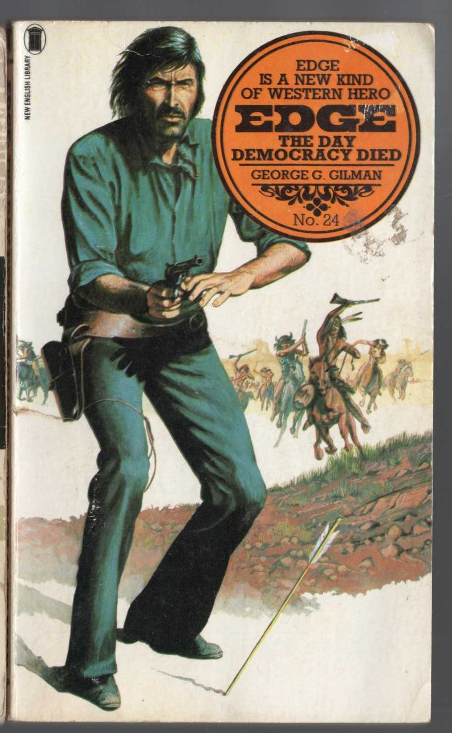 George G. Gilman  EDGE 24: THE DAY DEMOCRACY DIED front book cover image