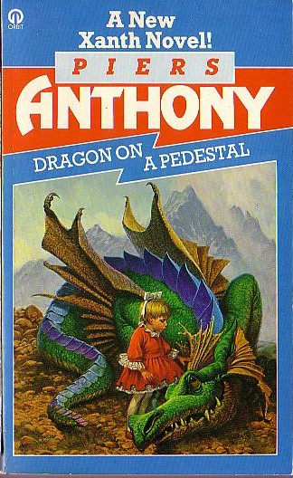 Piers Anthony  DRAGON ON A PEDESTAL front book cover image