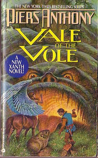 Piers Anthony  VALE OF THE VOLE front book cover image