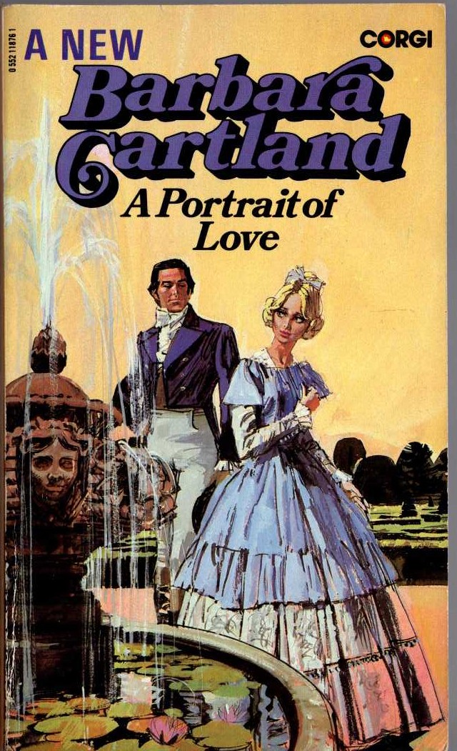 Barbara Cartland  A PORTRAIT OF LOVE front book cover image